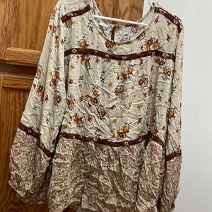 Maurice’s Floral Top, Size 3X